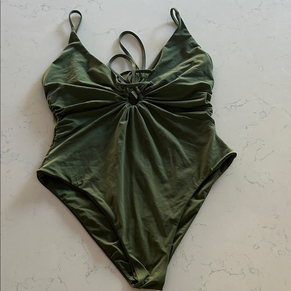 L*Space Olive One-Piece Swimsuit